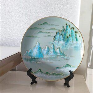 Hand Painted Style Ceramic Decor Plate